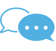 サロンスタッフとやりとり